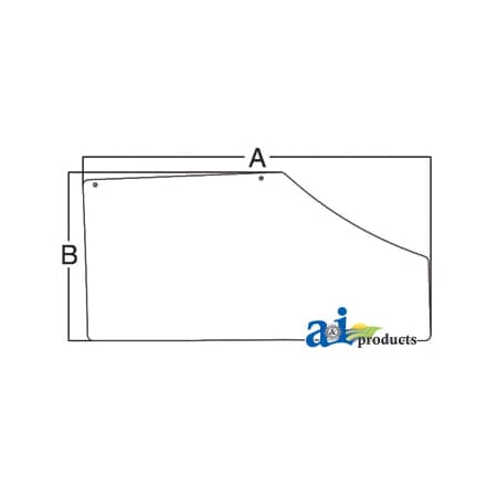 A & I Products Glass, Door (RH fixed) - Tinted 63" x35" x5" A-R186465